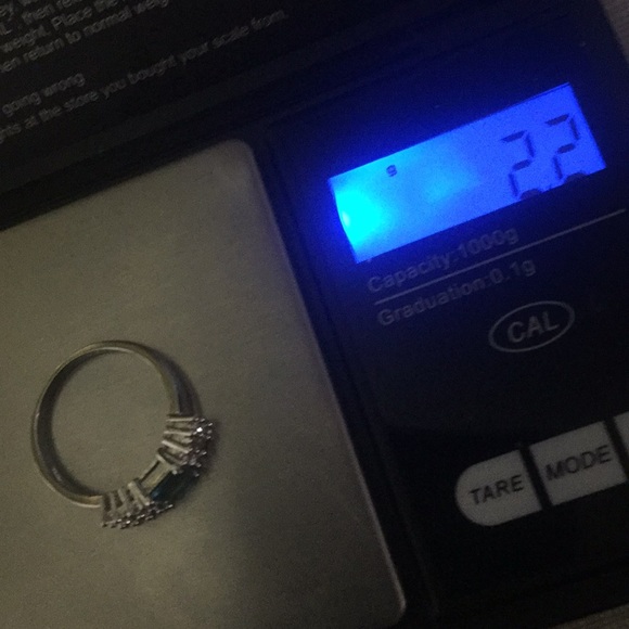 Classic designed Blue Topaz Ring - Picture 7 of 12